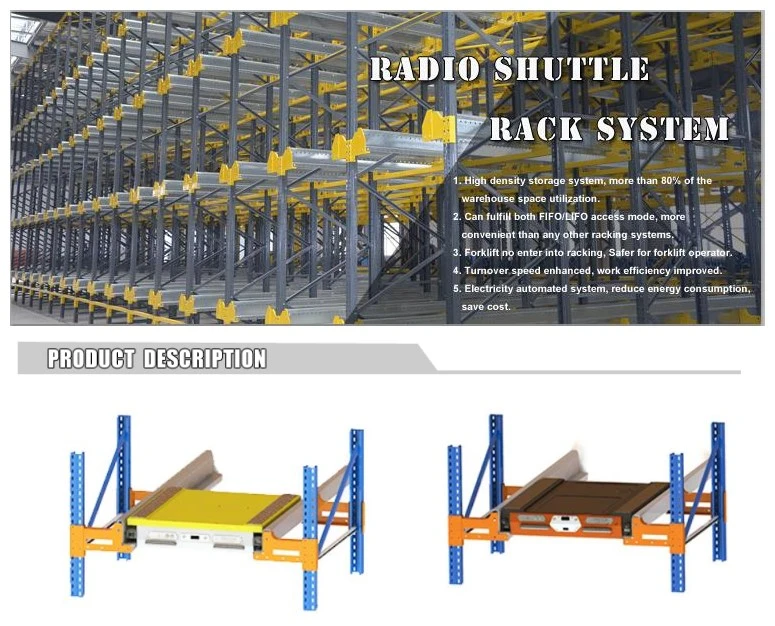 OEM ODM Auto Radio Automatic Warehouse Storage Racking System Shuttle Pallet Racking System
