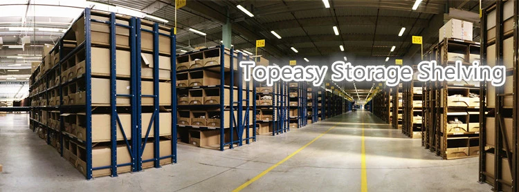 100kg to 500kg Warehouse Storage Longspan Shelving with Steel Decking