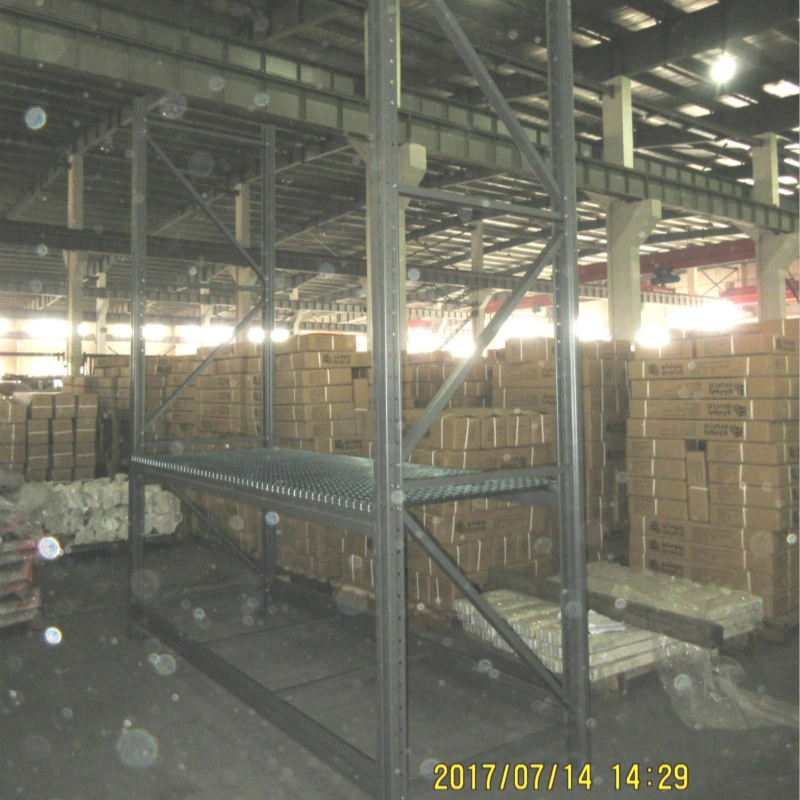 Galvanized Wire Mesh Decking Warehouse Storage USA Teardrop Pallet Rack