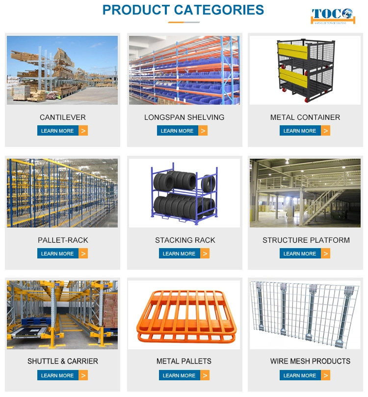 New Industrial Storage Rack System Metal Decking Floor Warehouse Mezzanine