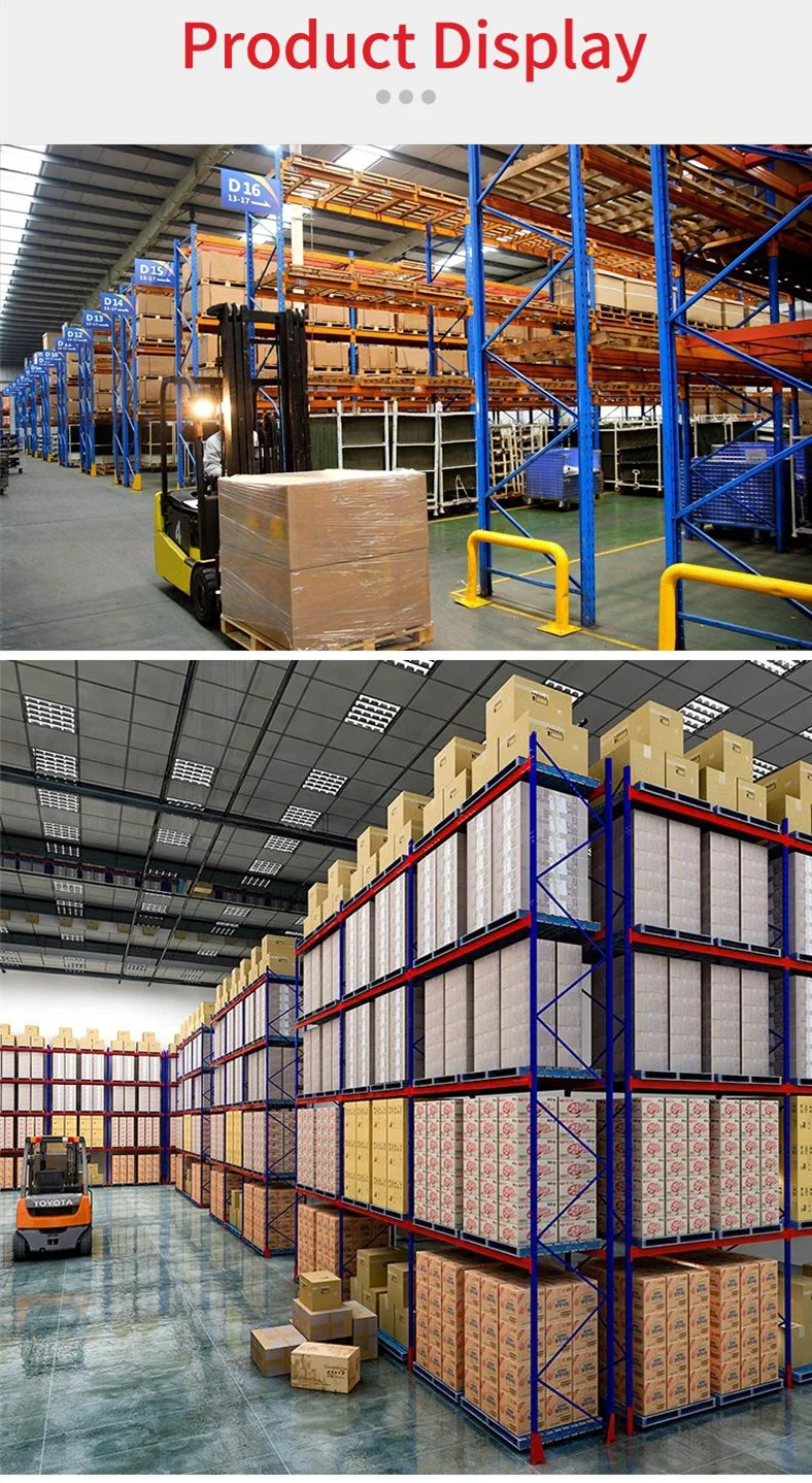 Customized Warehouse Cold Rolled Steel Drive-in Pallet Racking System Rack