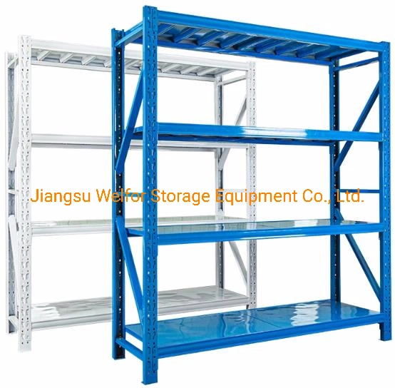 Storage Shelves Garage 4 Layer Long Span Rack System Shelving Medium Duty Longspan Shelving