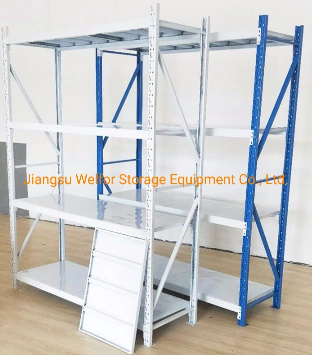 Storage Shelves Garage 4 Layer Long Span Rack System Shelving Medium Duty Longspan Shelving