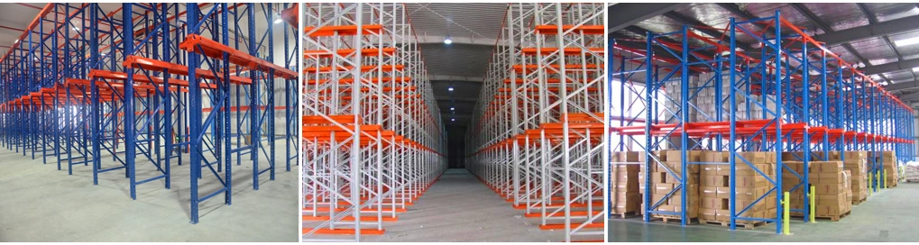 Steel Reinforced Structure Warehouse Boltless Rivet Drive in Storage Wire Shelving
