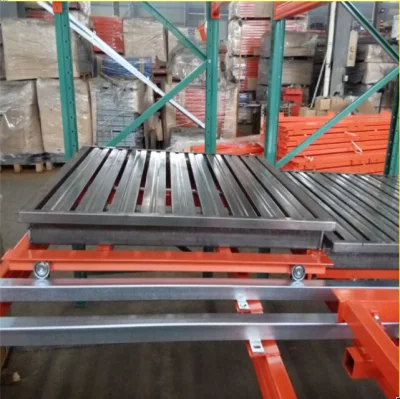 Industrial Use Push Back Racking Heavy Loading Gravity Systems Rack
