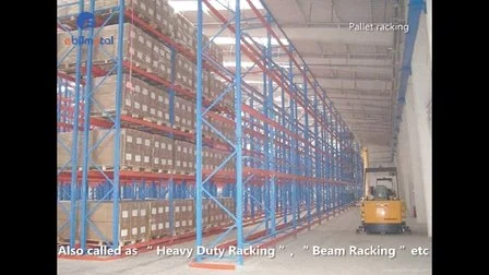Ce ISO Certificate Steel Double Deep Warehouse Storage Pallet Racking