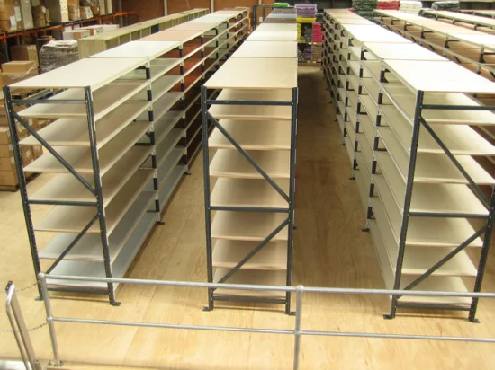 Factory Warehouse Metal Longspan Shelving Industrial Storage Medium Duty Racking Steel Shelf