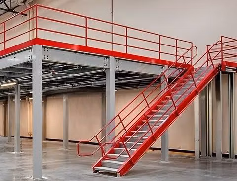 Customized Metal Heavy Duty Multi-Level Mezzanine Floor for Warehouse