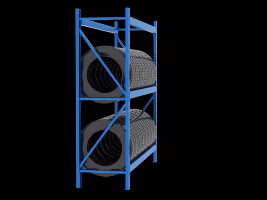 Powder Coating Detachable Quakeproof Warehouse Transport Galvanized Storage Steel Metal Stacking Movable Post Pallet Rack