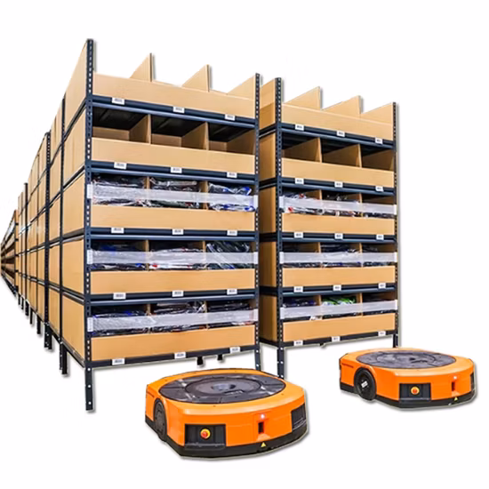 Intensive Sotrage Shelf Agv Rack System Boltless Shelf Automatic Pickup Goods Shelves